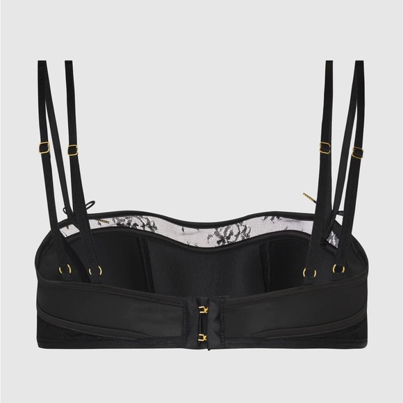 NIB Rosalind Layer Lace Bandeau Black - Picture 3 of 4